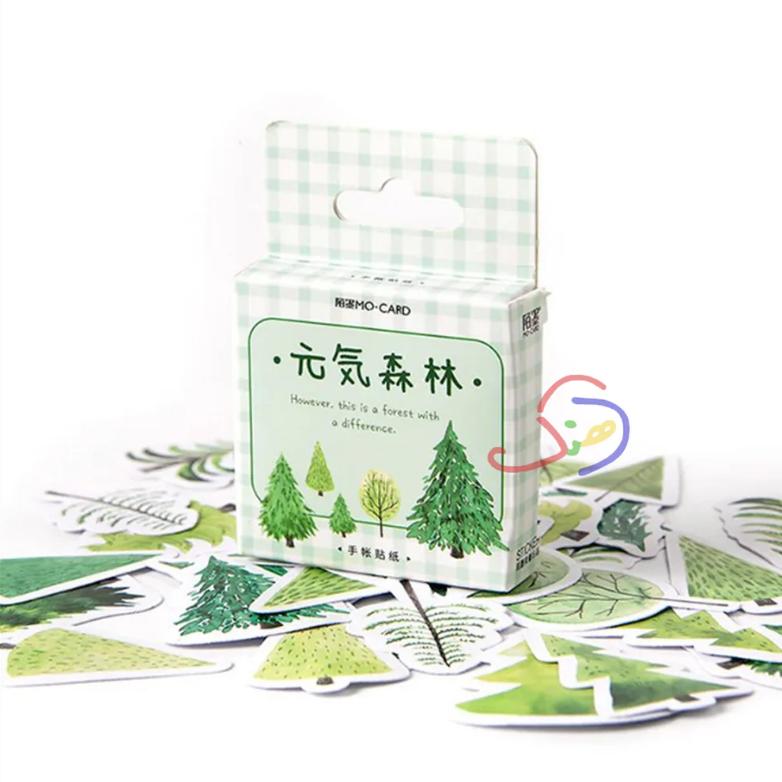 Green Forest Stickers