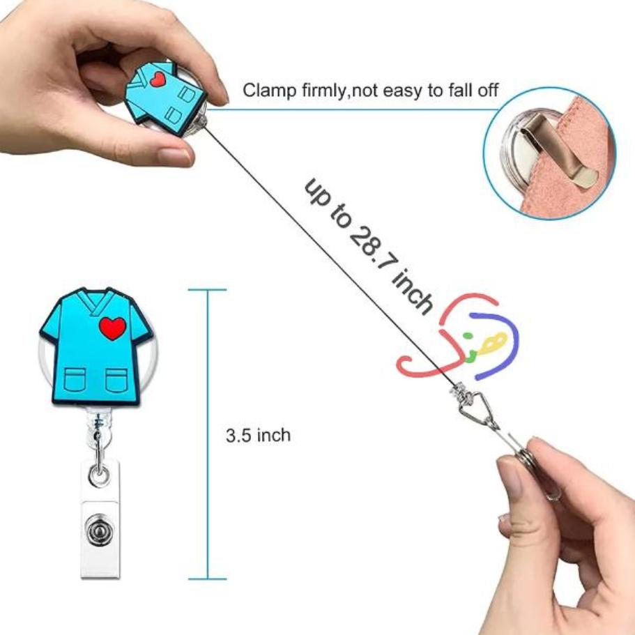 Retractable Card Holder (Cute Bandage)