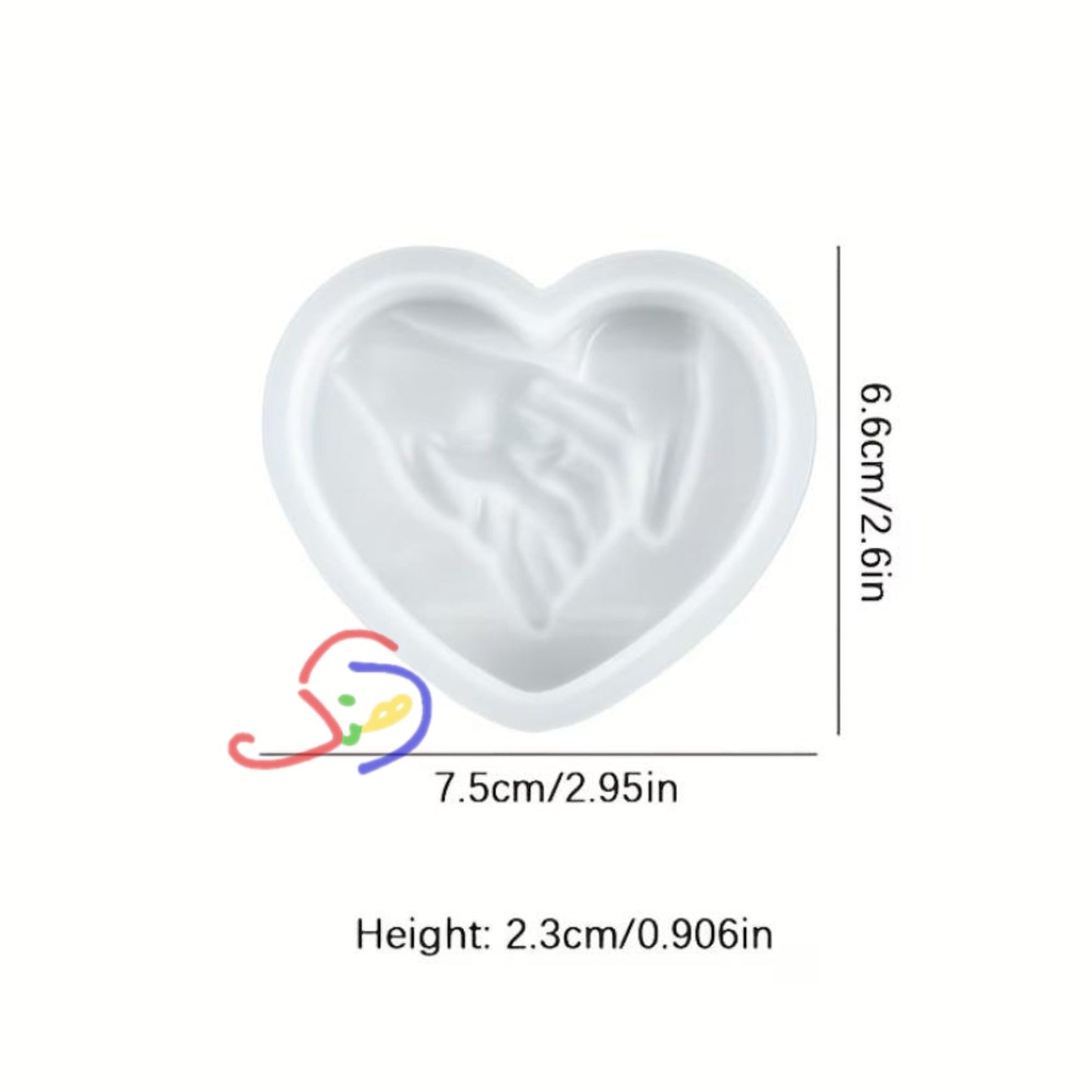 Hand-Holding Heart Mold