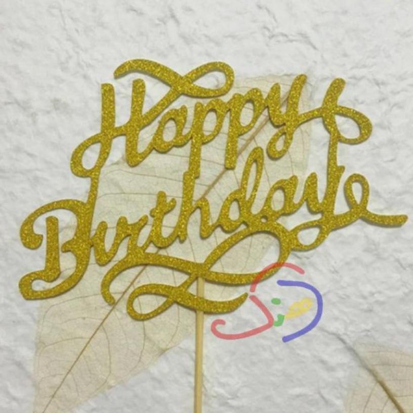 Happy Birthday Cake Topper