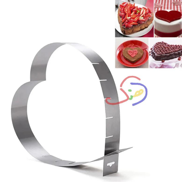Adjustable Heart Cake Mold