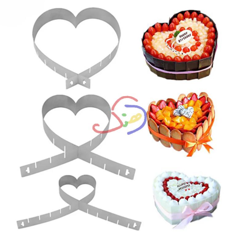 Adjustable Heart Cake Mold