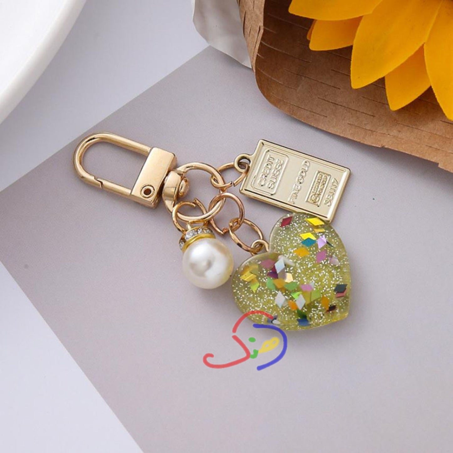 Resin Heart Trinket