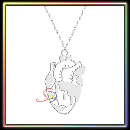 Human Heart Pendant