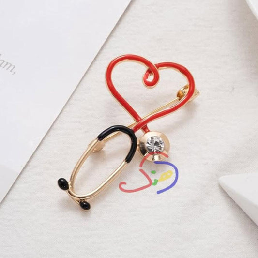 Big Heart Brooch Pin