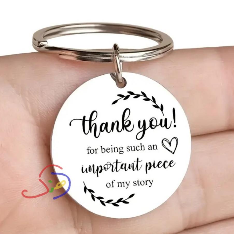 Heartfelt Thanks Keychain