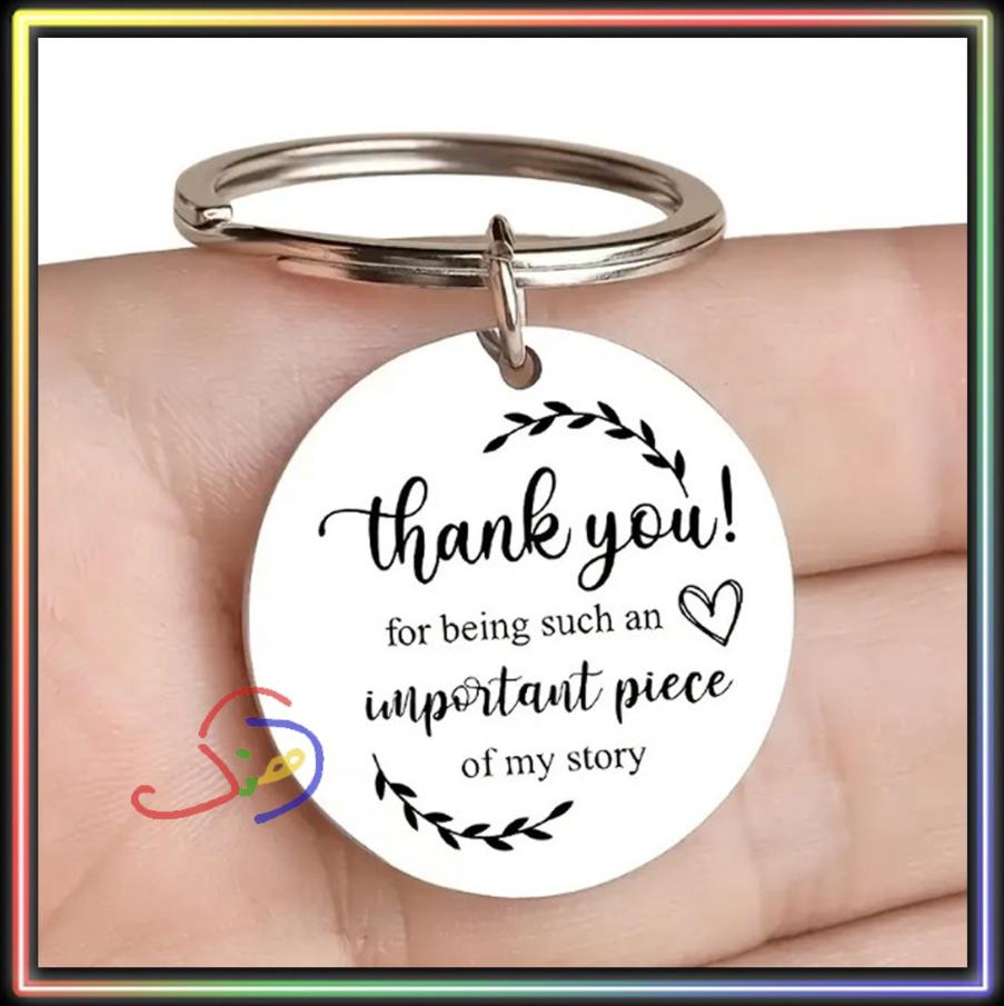 Heartfelt Thanks Keychain