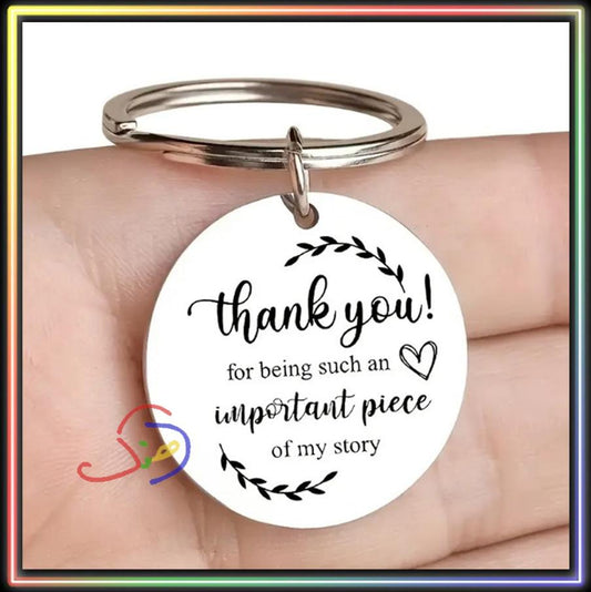 Heartfelt Thanks Keychain