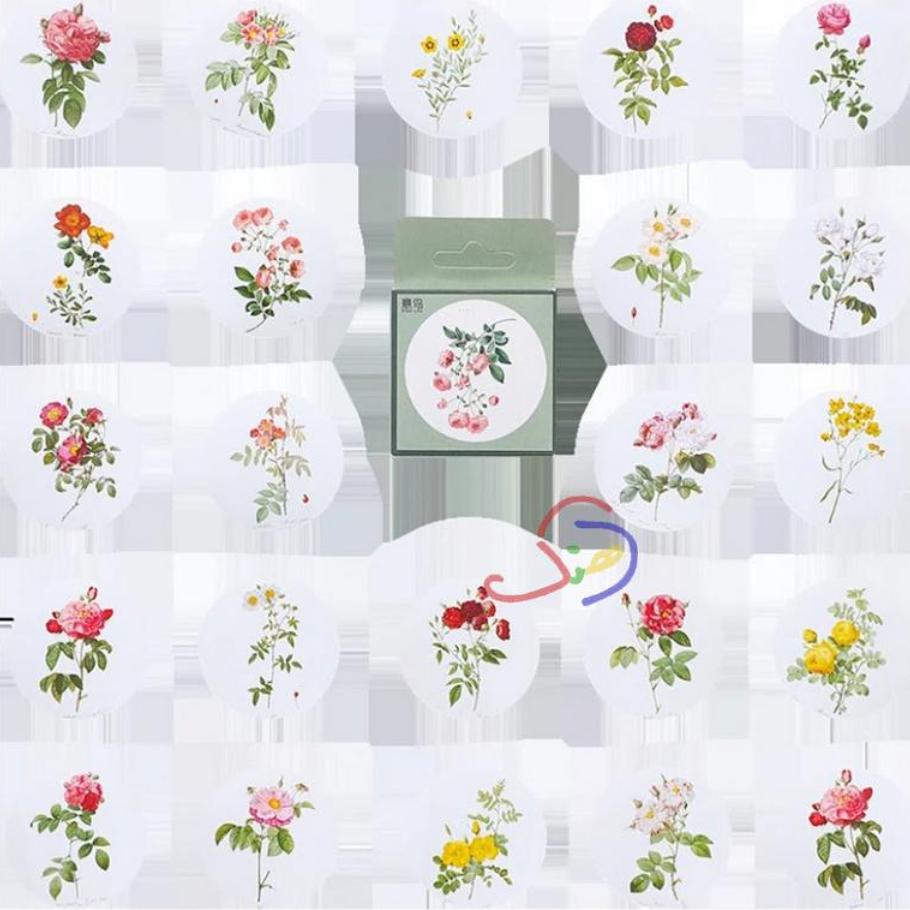 Japanese Floral Stickers