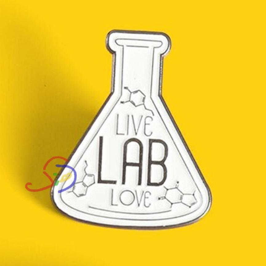Lab Brooch Pin