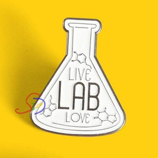 Lab Brooch Pin