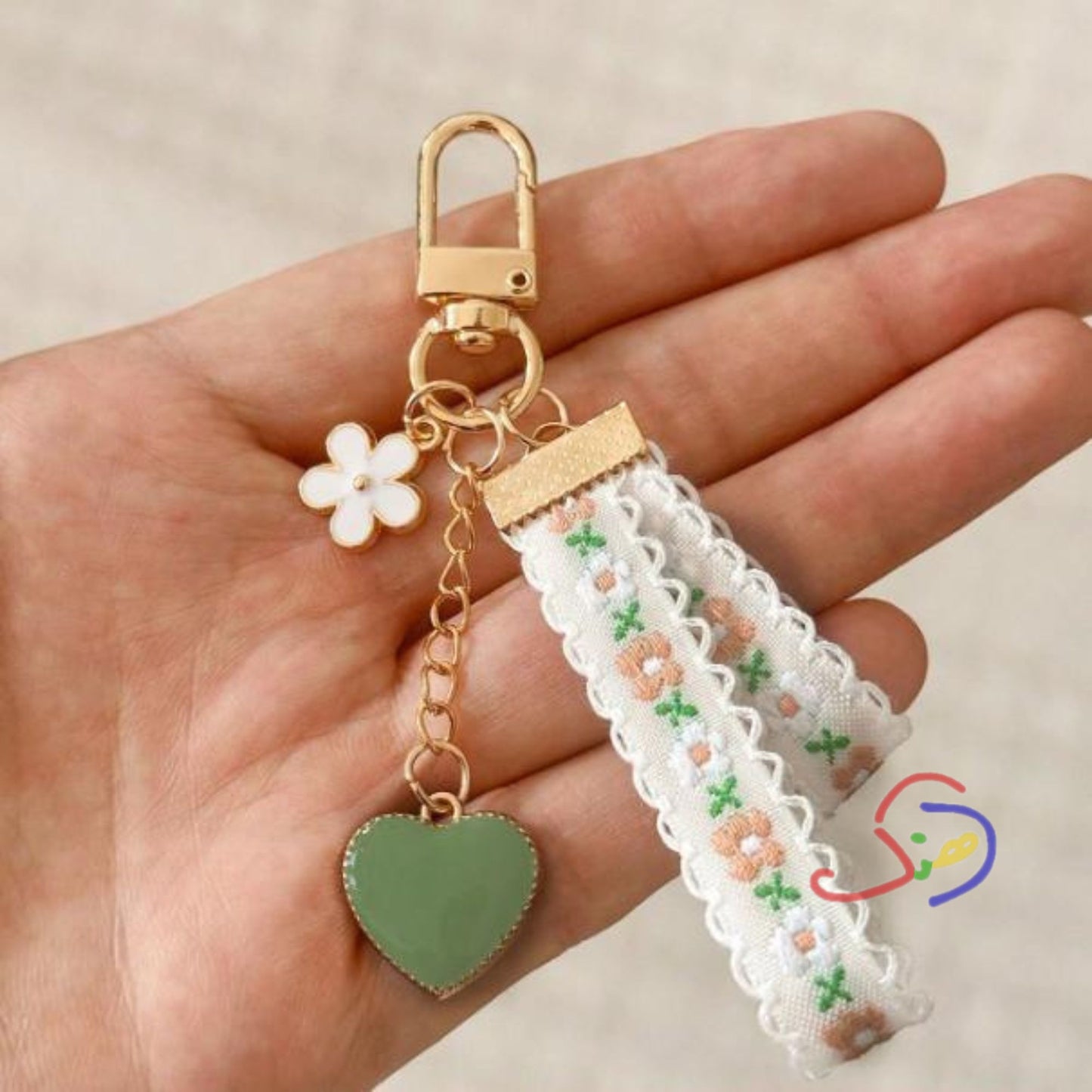 Charming Lace Keychain