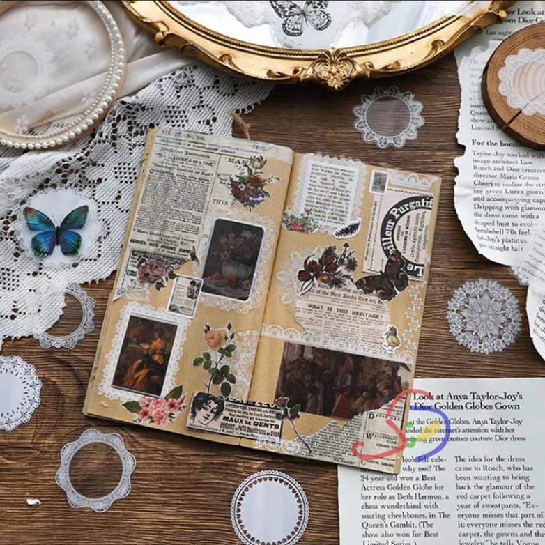 Round Lace Stickers