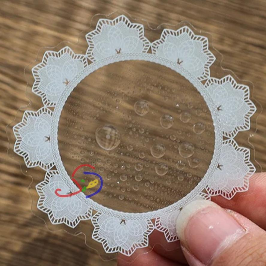 Round Lace Stickers
