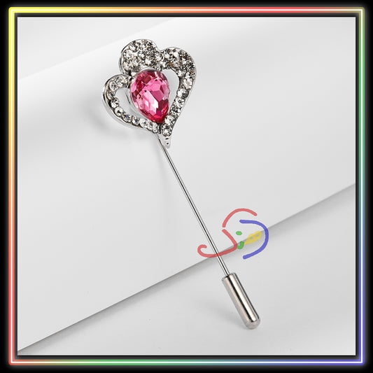 Crystal Lapel Pin