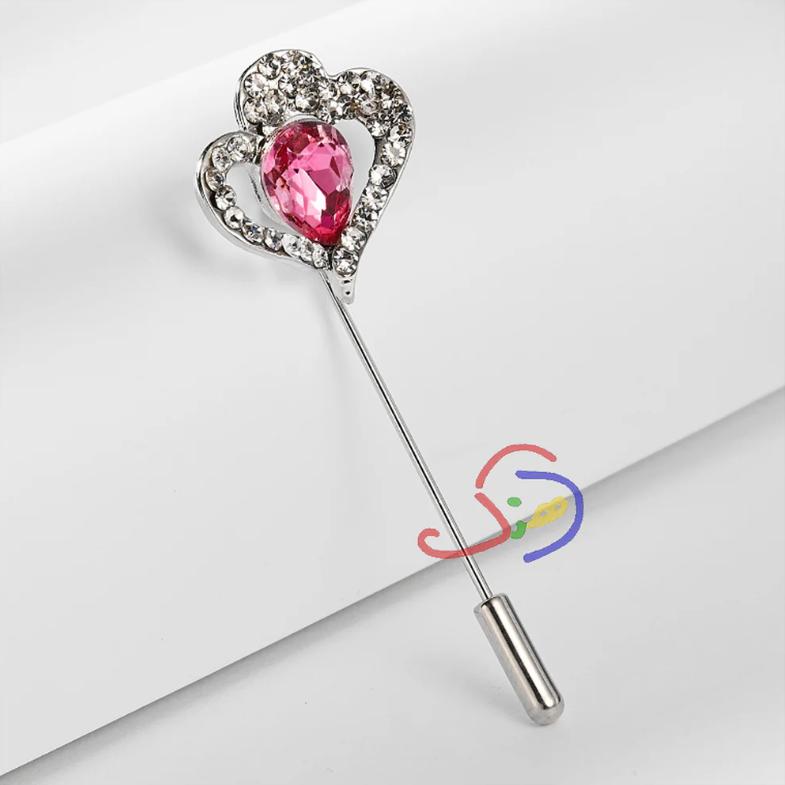Crystal Lapel Pin