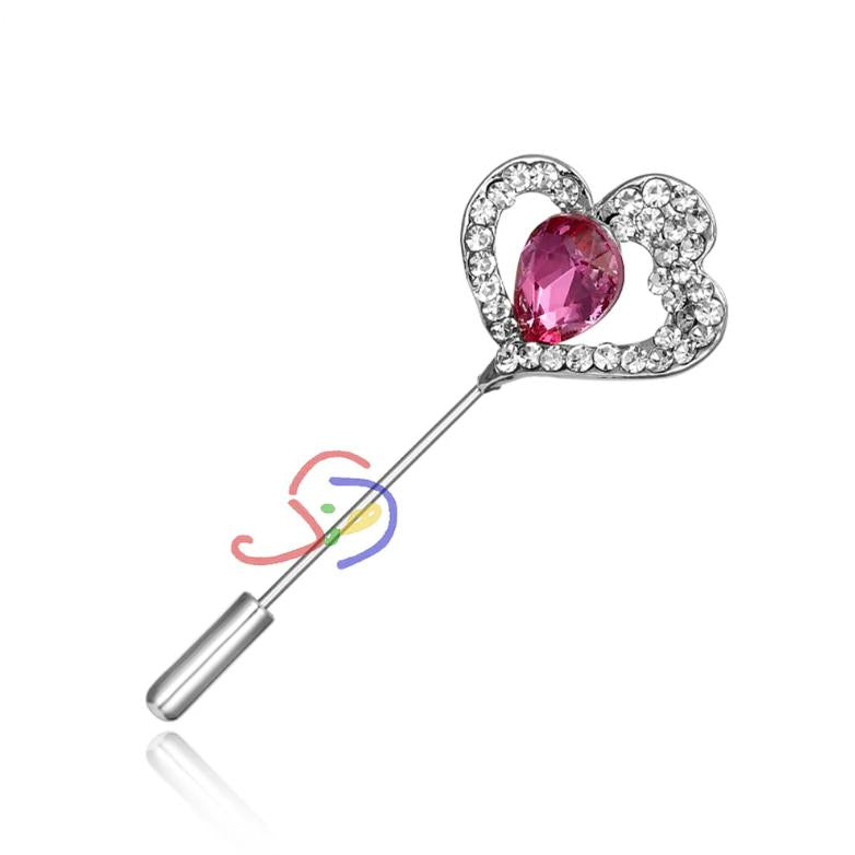 Crystal Lapel Pin