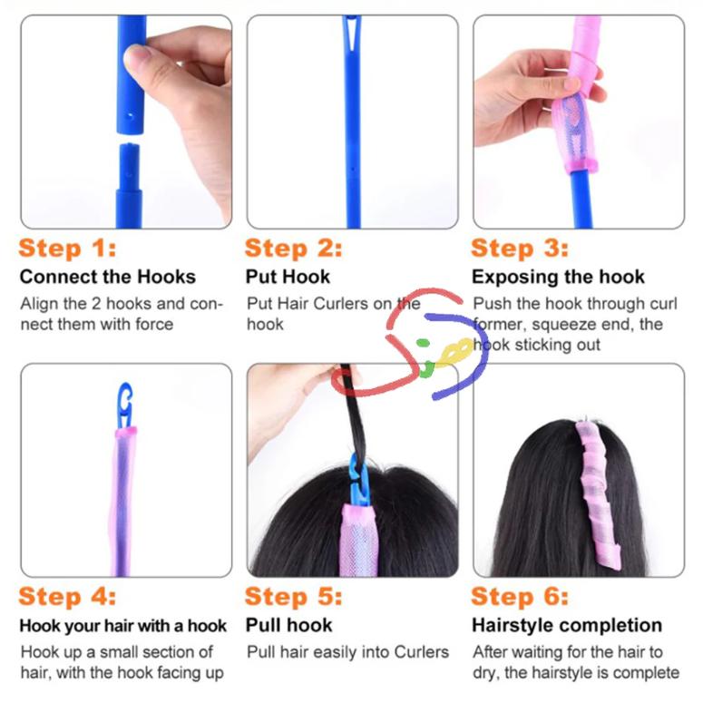 Magic Leverage Hair Curlers