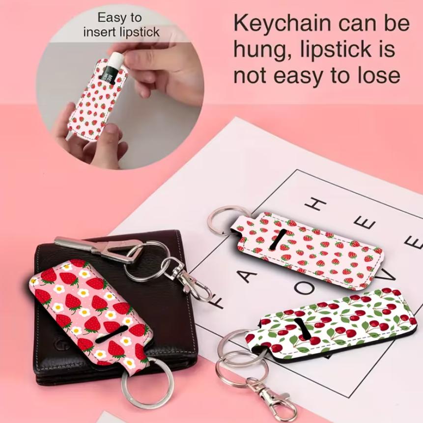 Lipstick Holder Keychain