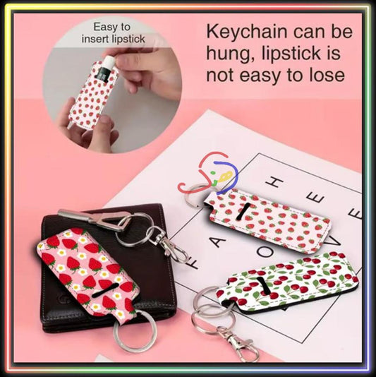 Lipstick Holder Keychain