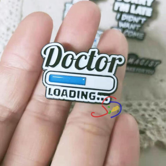 Doctor Loading Brooch