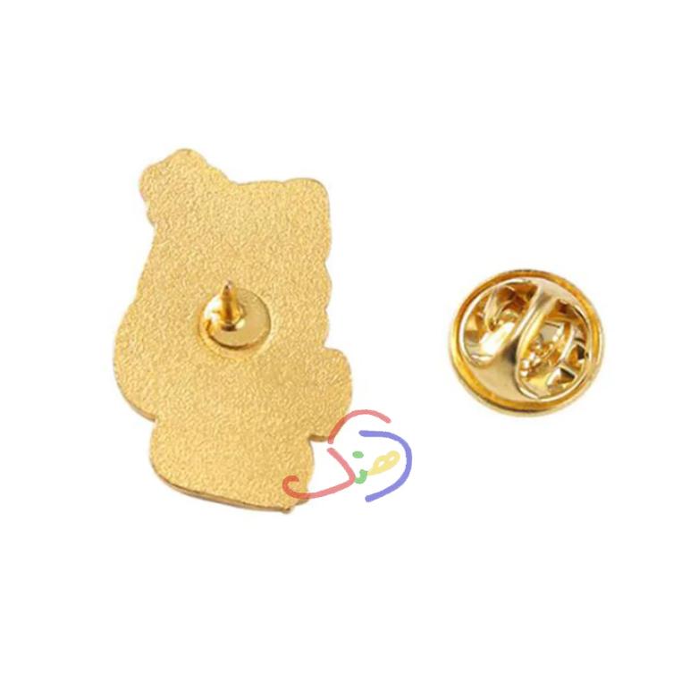 Floral Medical Brooch Pin