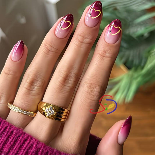 Nail Art Love Charms