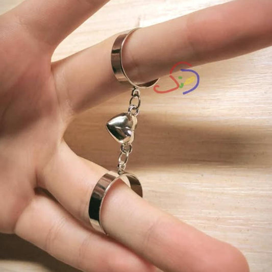 Magnetic Heart Rings