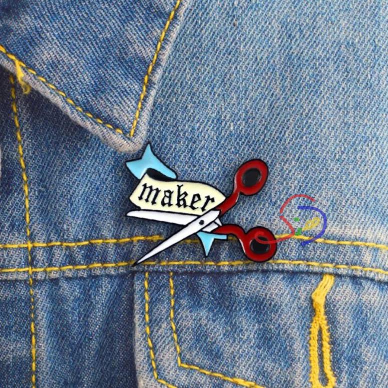Maker Brooch Pin