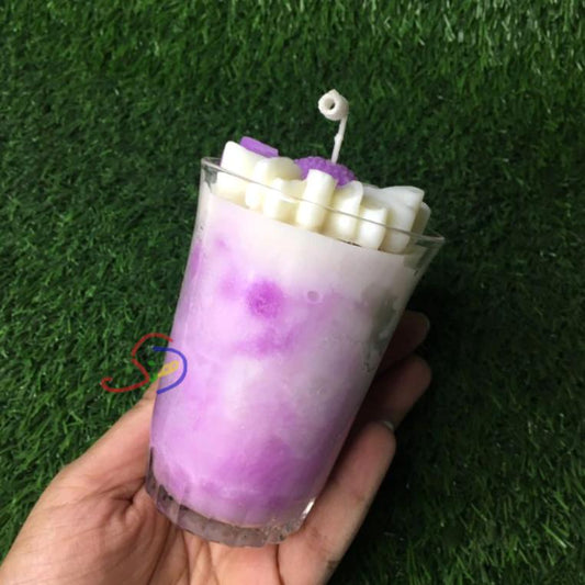 Marbled Daisy Candle