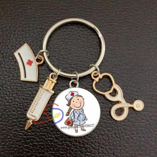 Cute Nurse Keychain