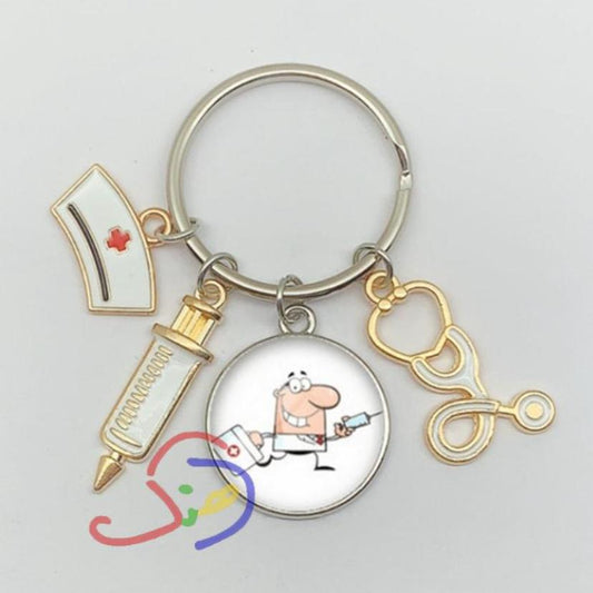 Cute Doctor Keychain