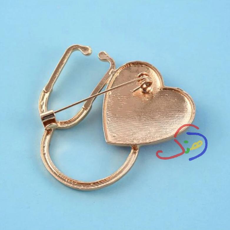 Heart Style Brooch Pin