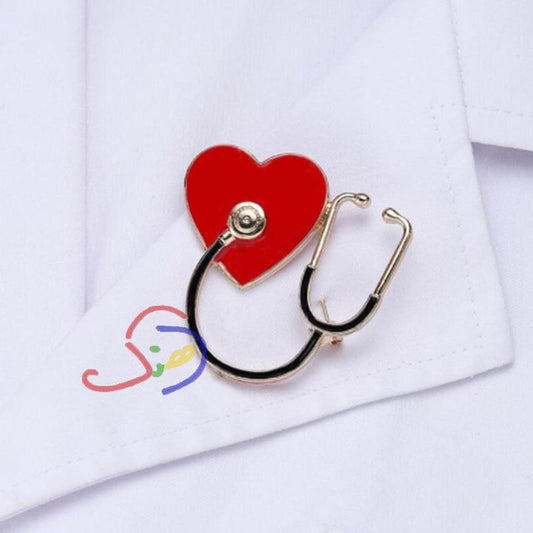 Heart Style Brooch Pin