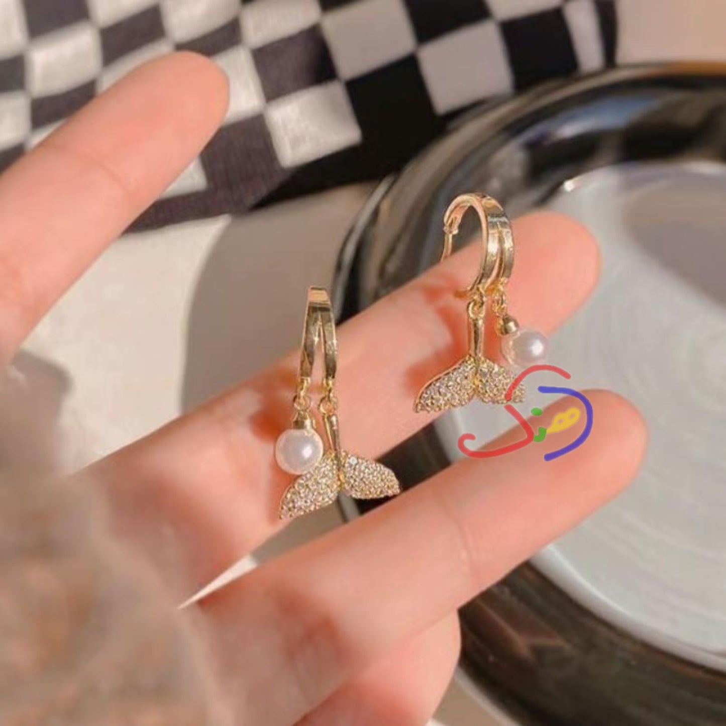 Hanging Mermaid Earrings