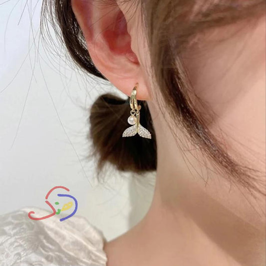 Hanging Mermaid Earrings