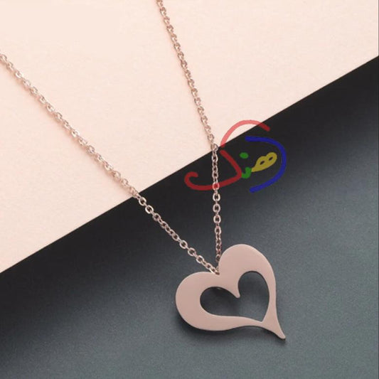 Metallic Heart Chain