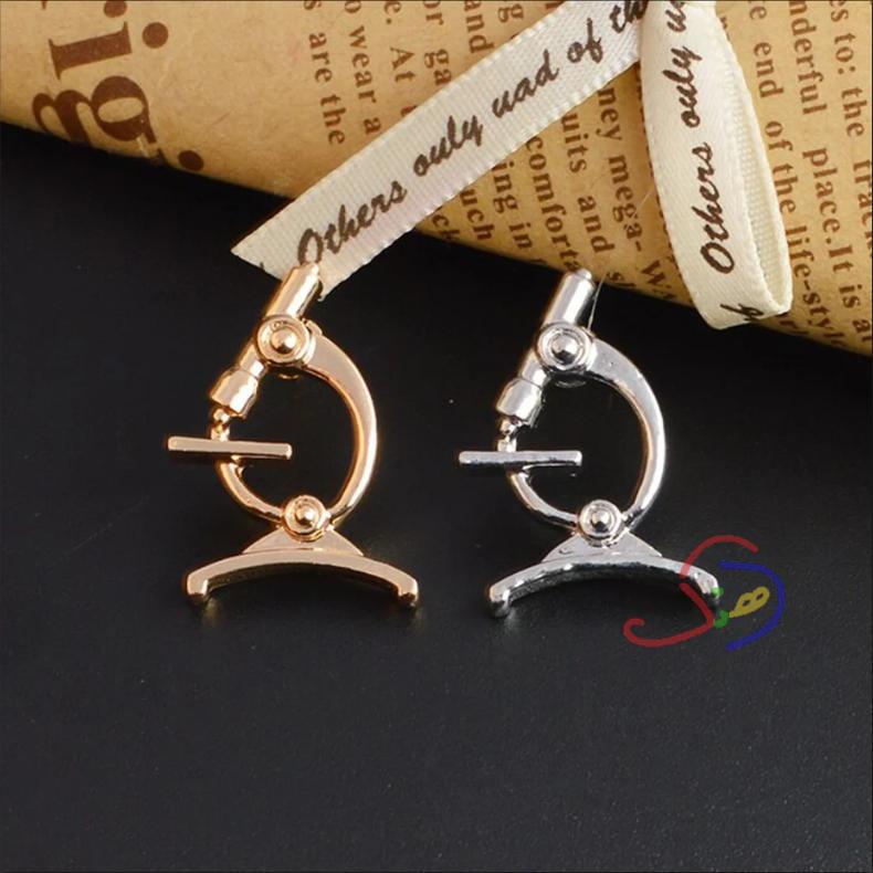 Microscope Brooch