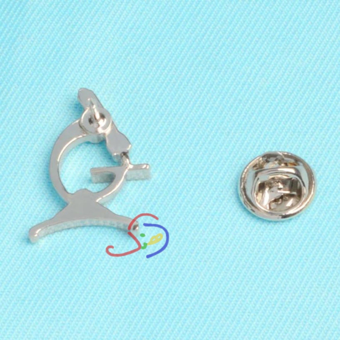 Microscope Brooch