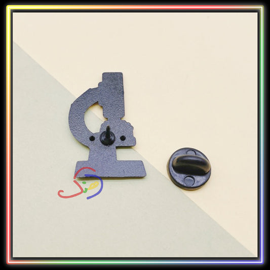 Microscope Brooch