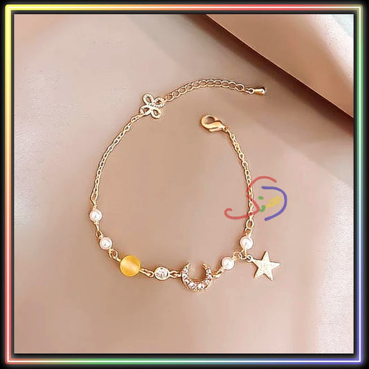Delicate Moon Bracelet