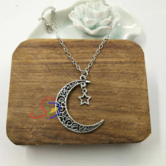 Hollow Moon Pendant