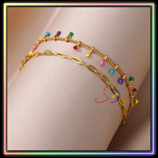 Colorful Boho Anklet