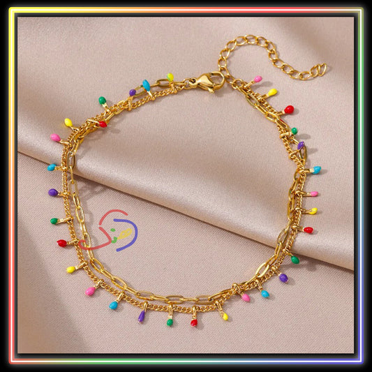 Colorful Boho Anklet