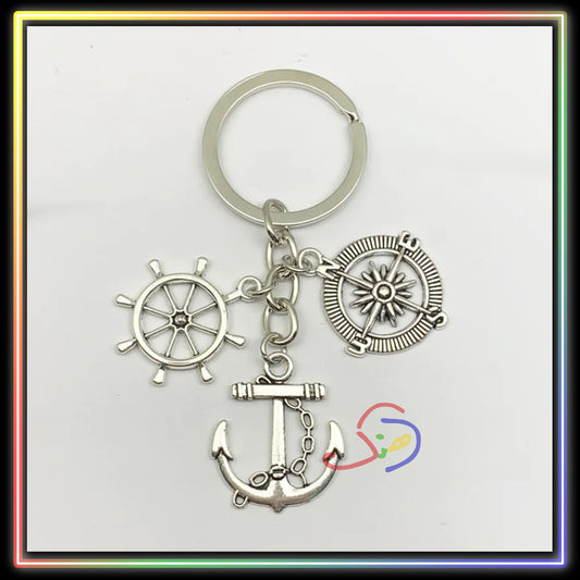 Navy Keychain