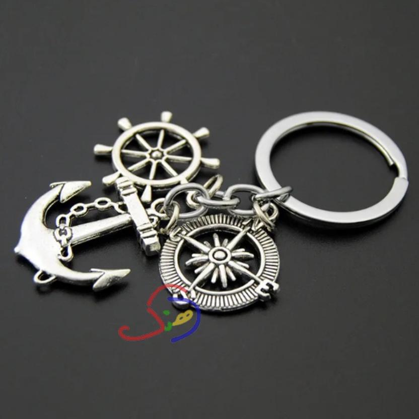 Navy Keychain