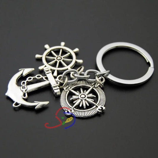 Navy Keychain