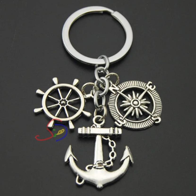 Navy Keychain