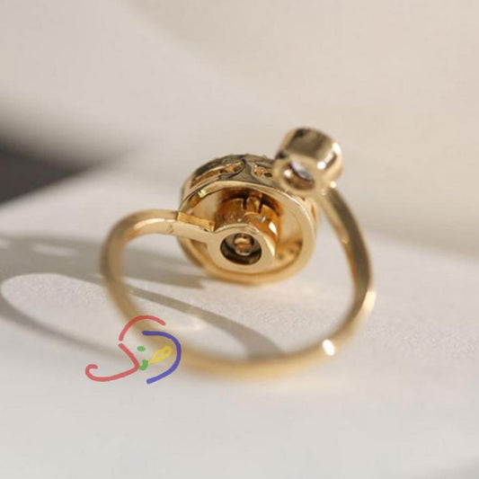 Rotatable Opal Ring