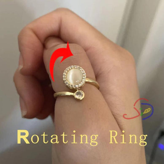 Rotatable Opal Ring
